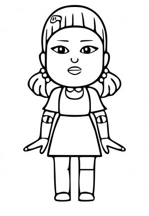 Desenho de Round 6 para imprimir