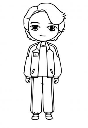 Desenho de Round 6 para imprimir