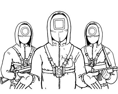 Desenho de Round 6 para imprimir