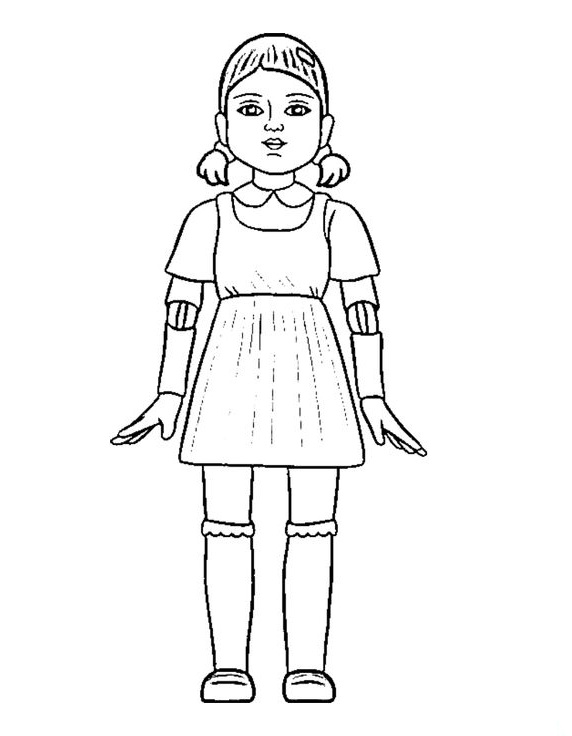Desenho de Round 6 para imprimir