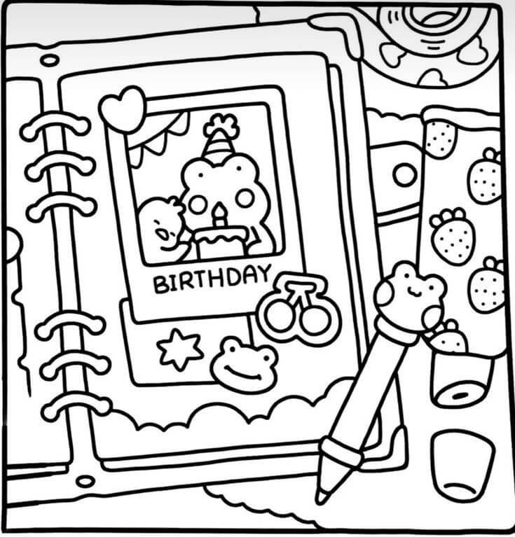 Desenho de Comfy Days para imprimir