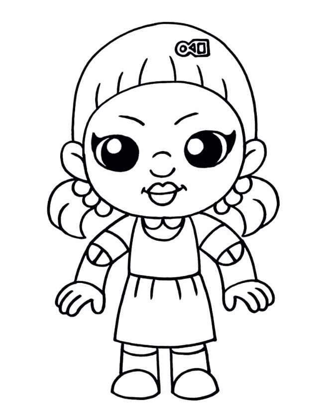 Desenho de Round 6 para imprimir
