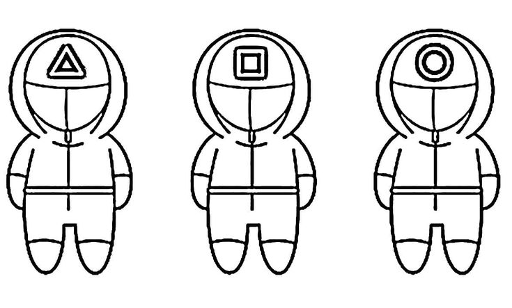 Desenho de Round 6 para imprimir