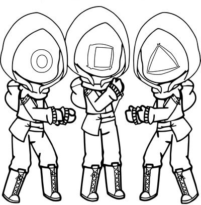 Desenho de Round 6 para imprimir