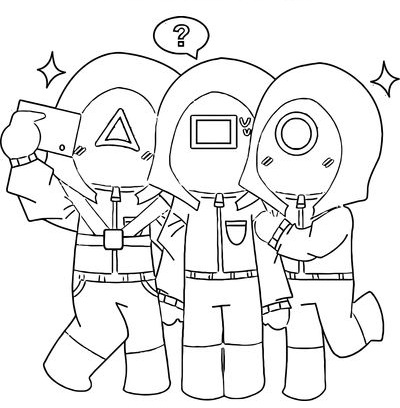 Desenho de Round 6 para imprimir