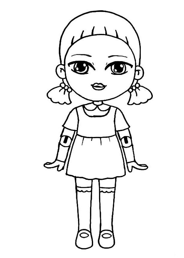 Desenho de Round 6 para imprimir