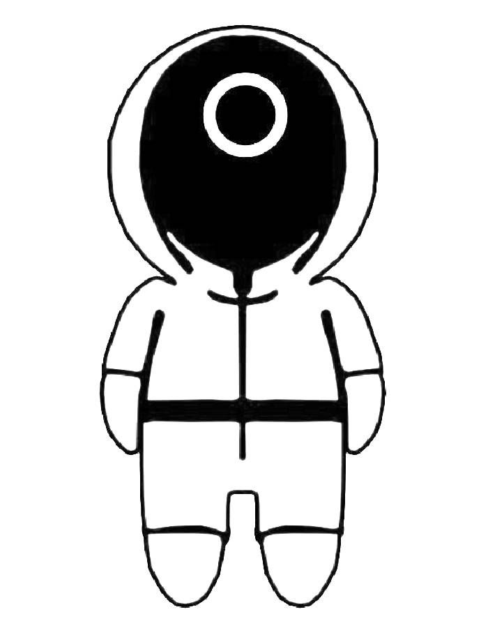 Desenho de Round 6 para imprimir