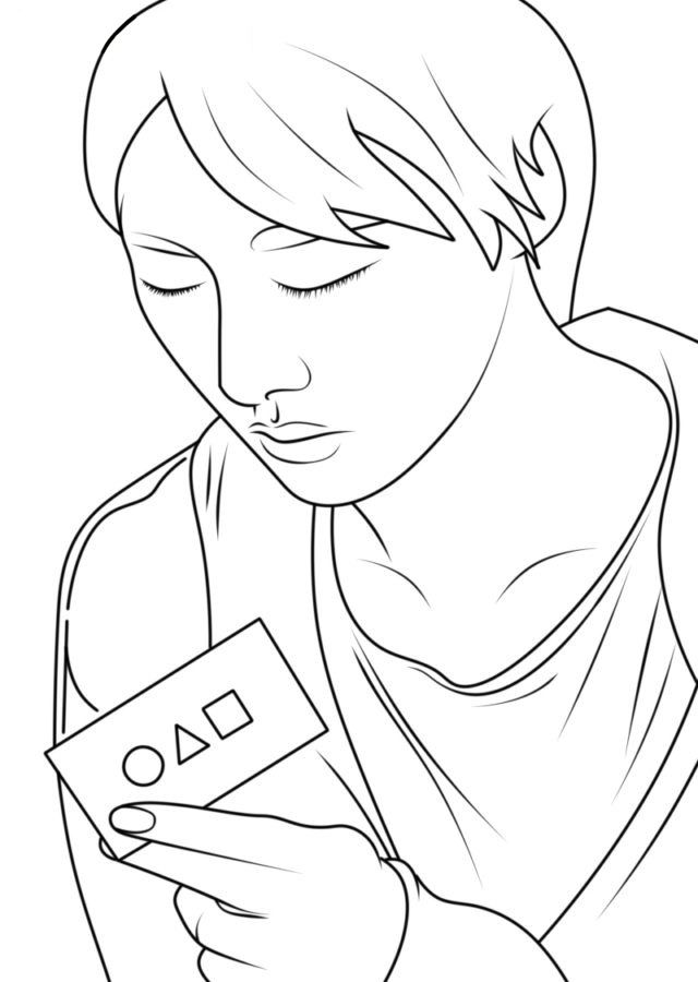 Desenho de Round 6 para imprimir