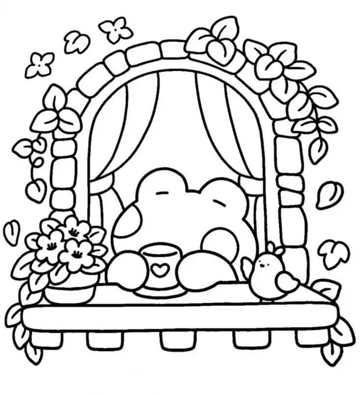 Desenho de Comfy Days para imprimir