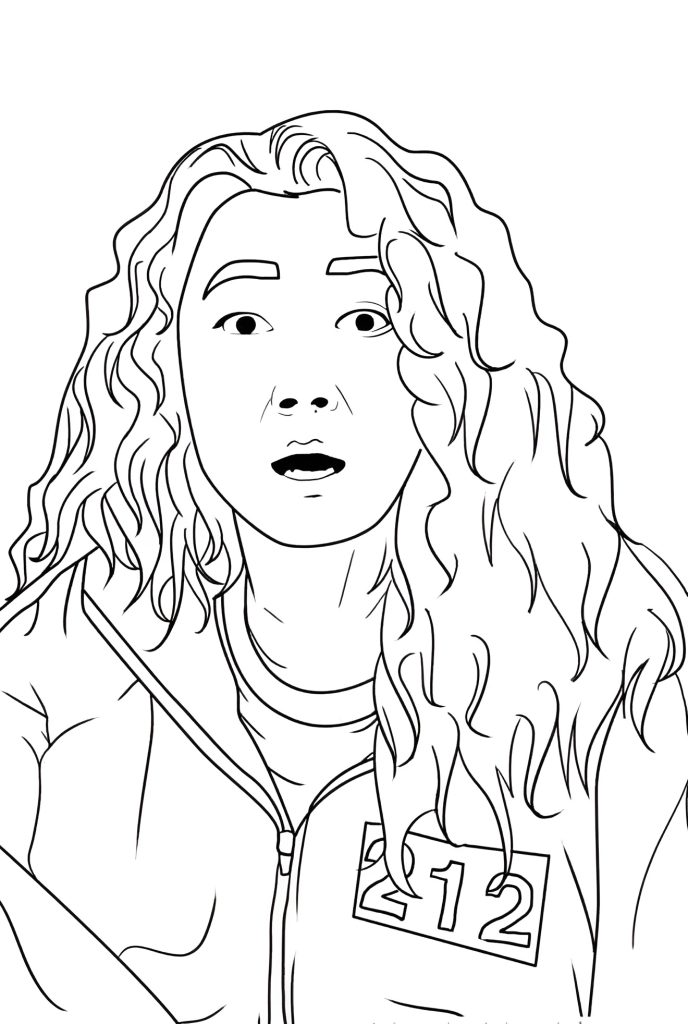 Desenho de Round 6 para imprimir