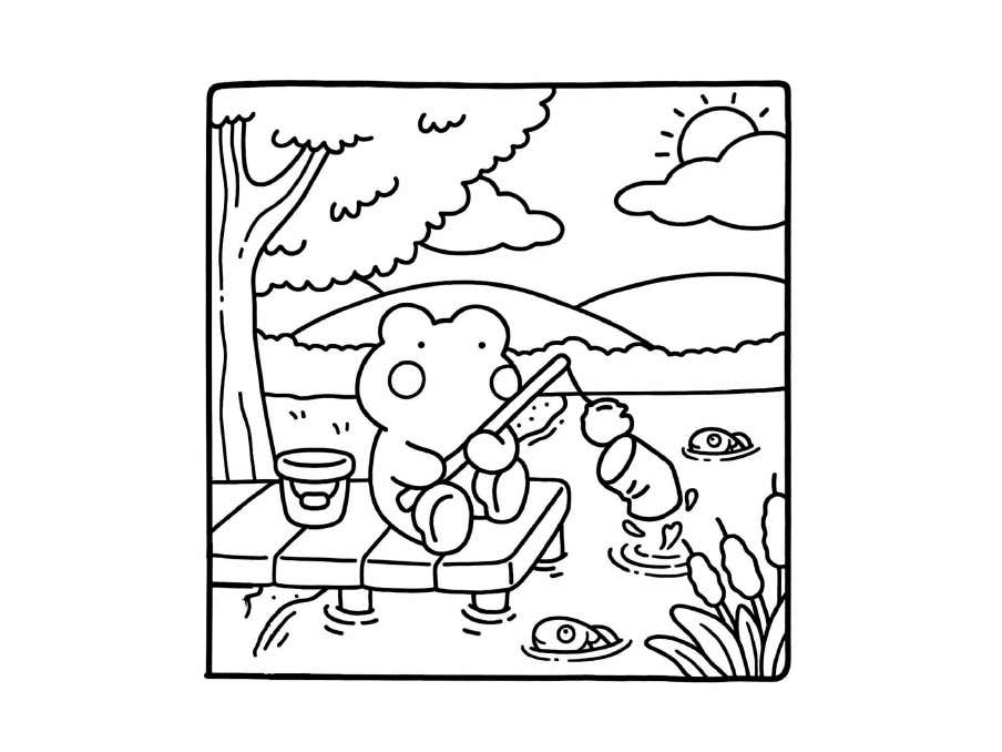 Desenho de Comfy Days para imprimir