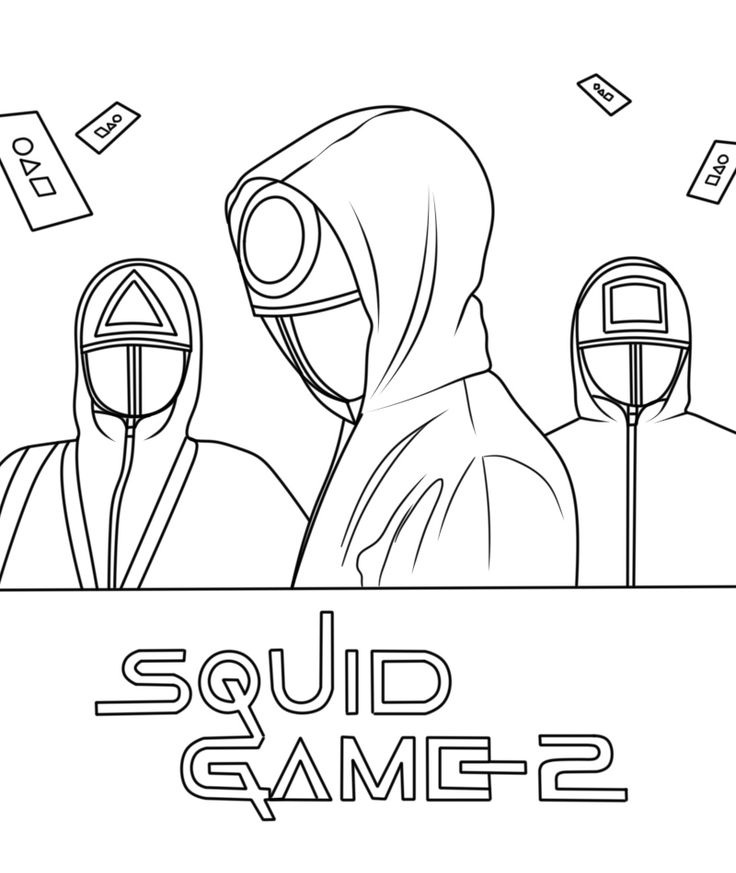 Desenho de Round 6 para imprimir