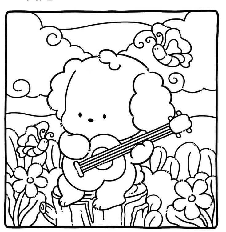 Desenho de Comfy Days para imprimir