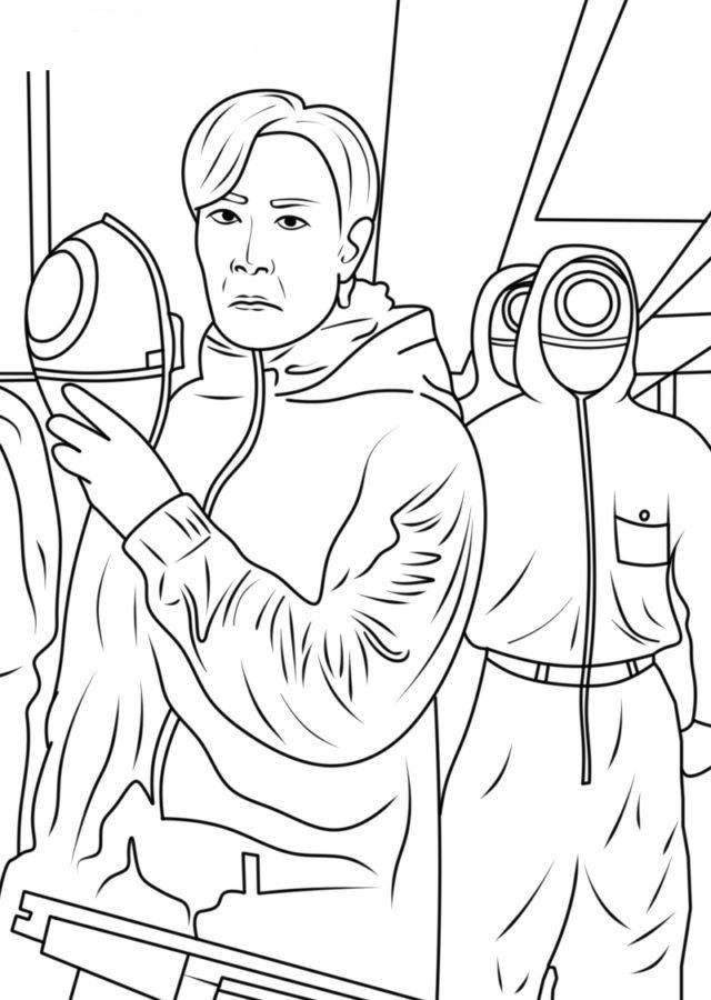 Desenho de Round 6 para imprimir