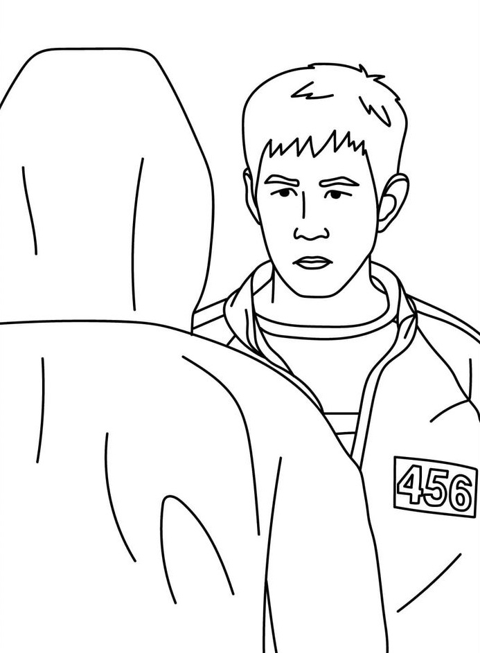 Desenho de Round 6 para imprimir
