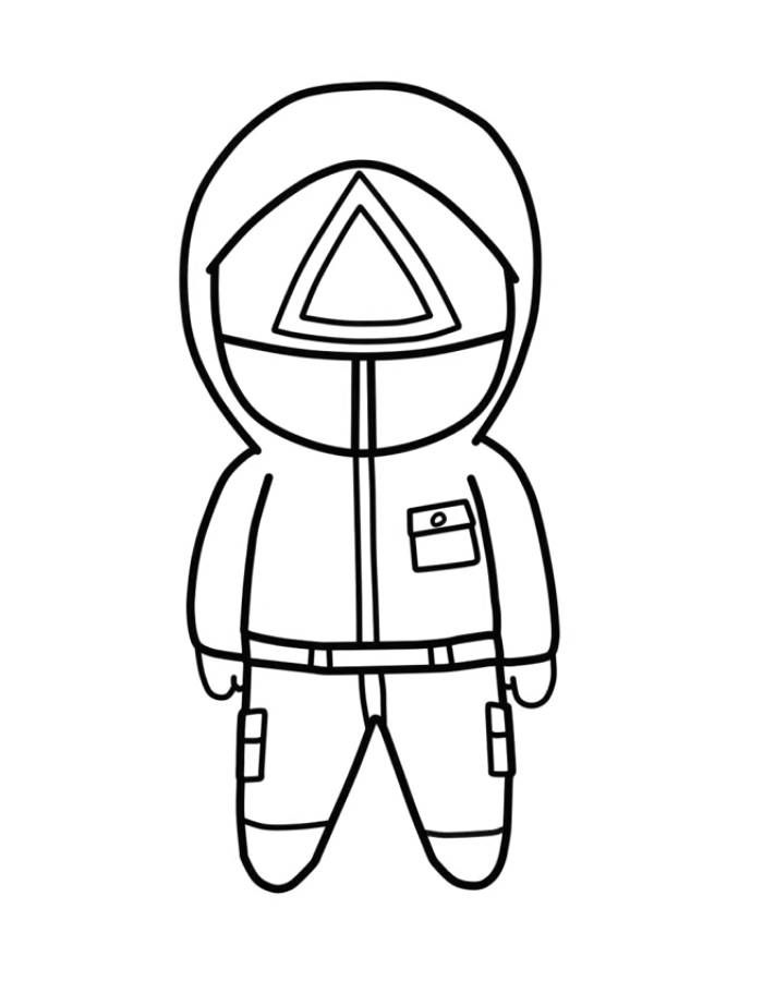 Desenho de Round 6 para imprimir