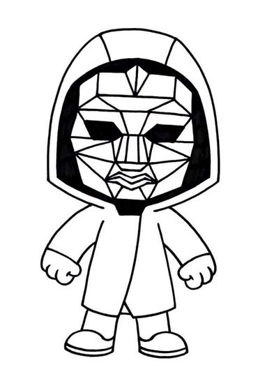 Desenho de Round 6 para imprimir