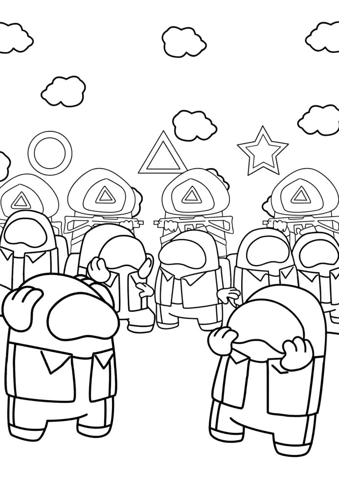 Desenho de Round 6 para imprimir