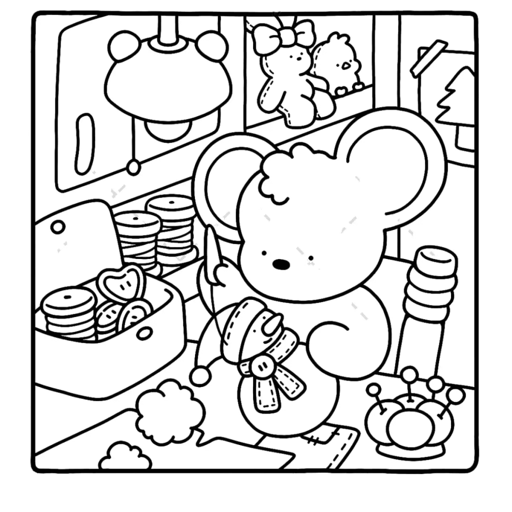 Desenho de Comfy Days para imprimir