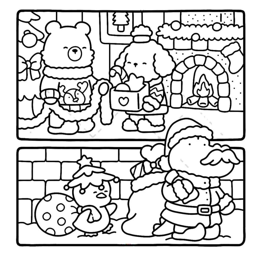 Desenho de Comfy Days para imprimir