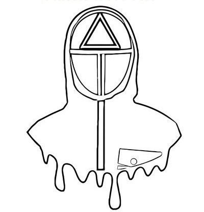 Desenho de Round 6 para imprimir