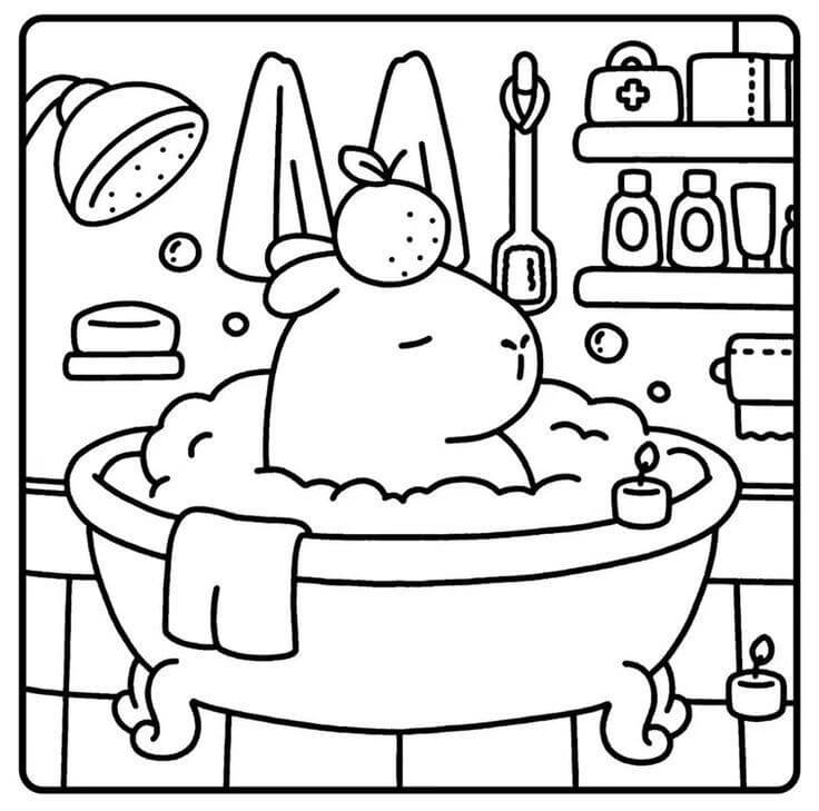 Desenho de Comfy Days para imprimir
