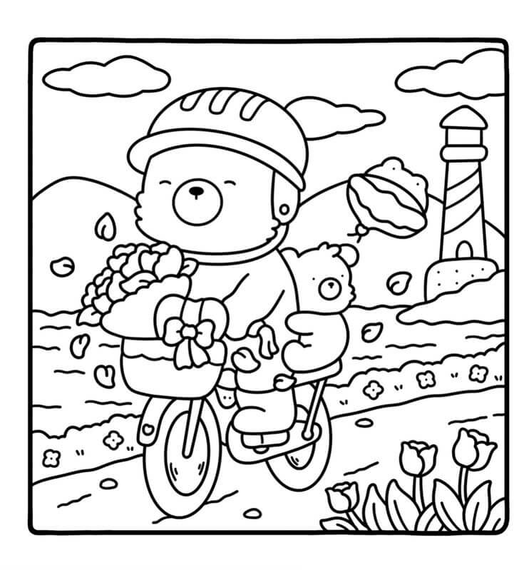 Desenho de Comfy Days para imprimir