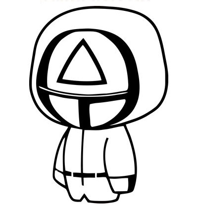 Desenho de Round 6 para imprimir
