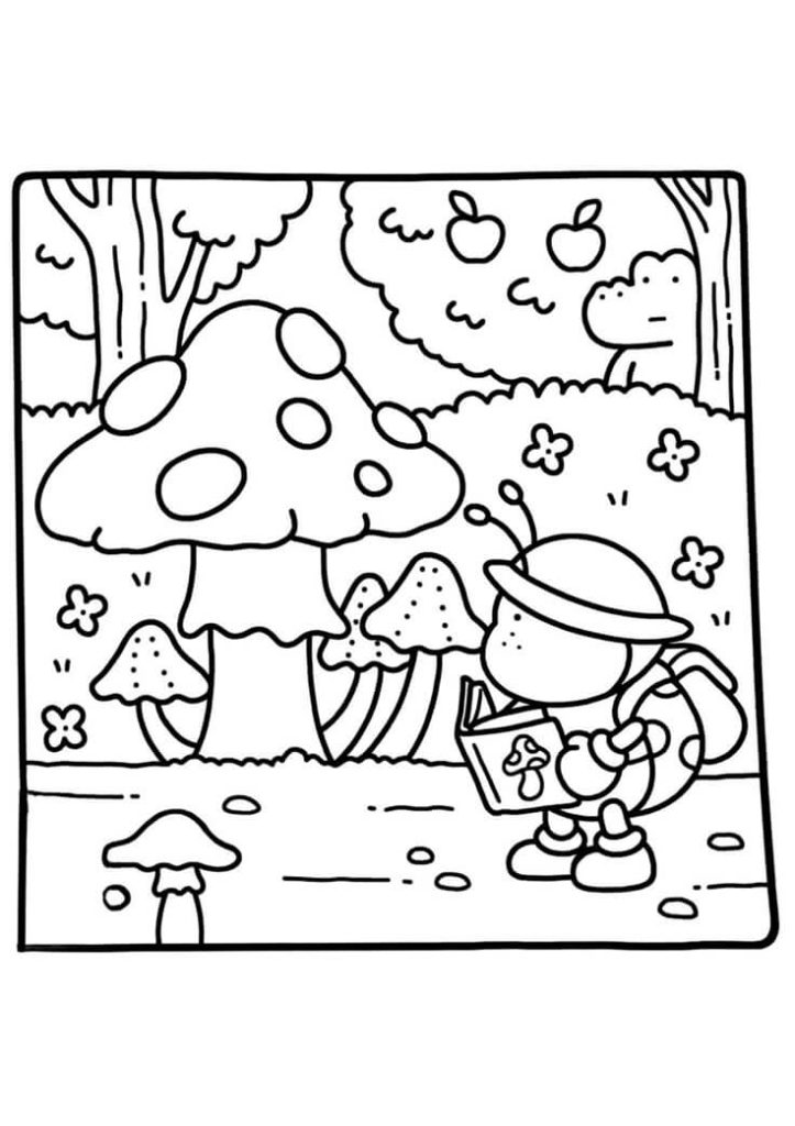 Desenho de Comfy Days para imprimir