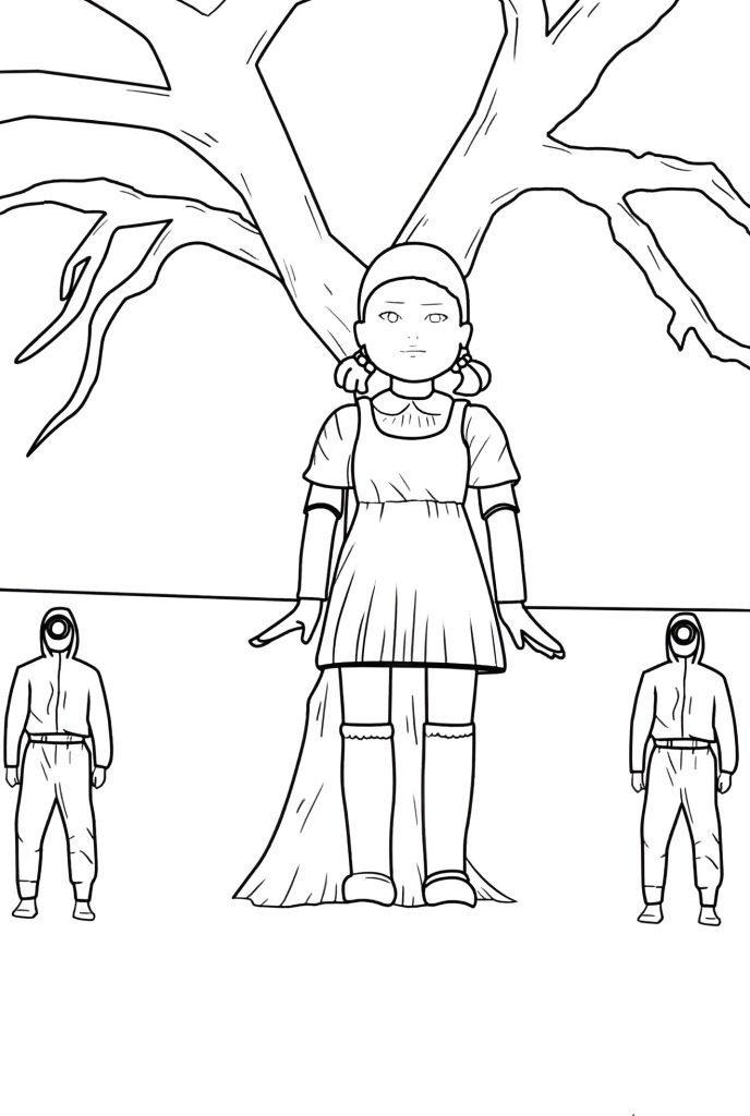 Desenho de Round 6 para imprimir