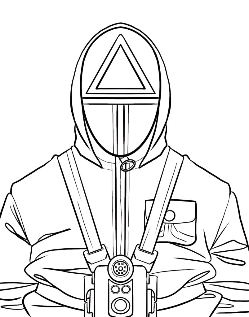 Desenho de Round 6 para imprimir
