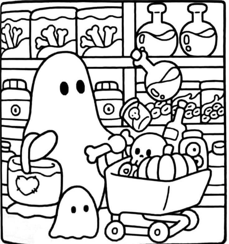 Desenho de Comfy Days para imprimir