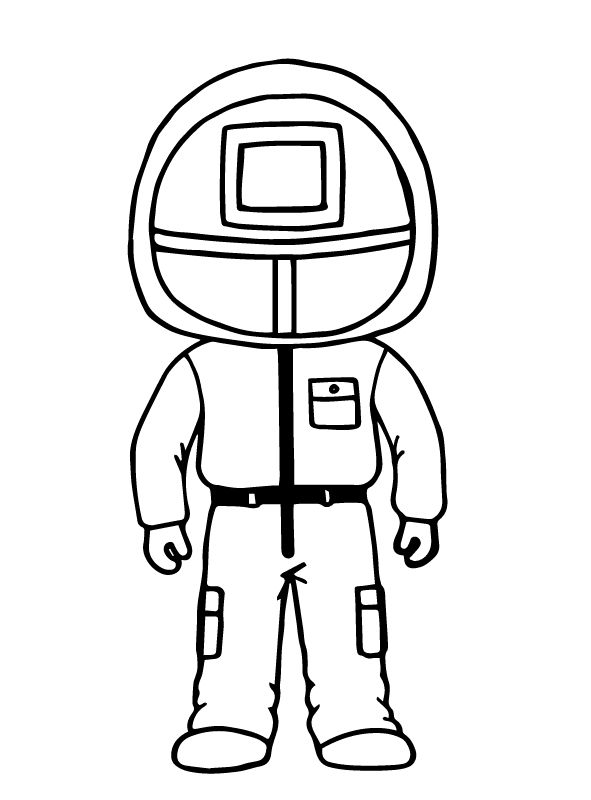 Desenho de Round 6 para imprimir