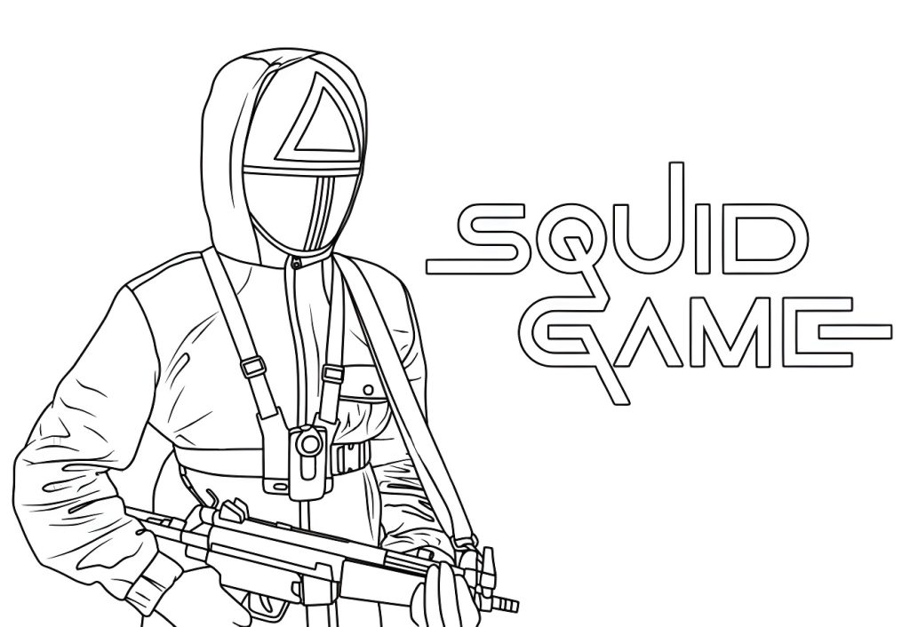 Desenho de Round 6 para imprimir