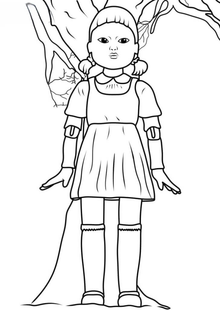 Desenho de Round 6 para imprimir