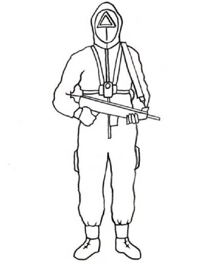 Desenho de Round 6 para imprimir