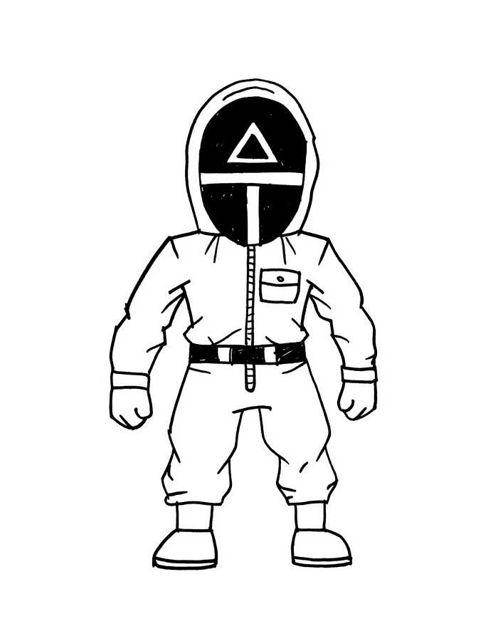 Desenho de Round 6 para imprimir