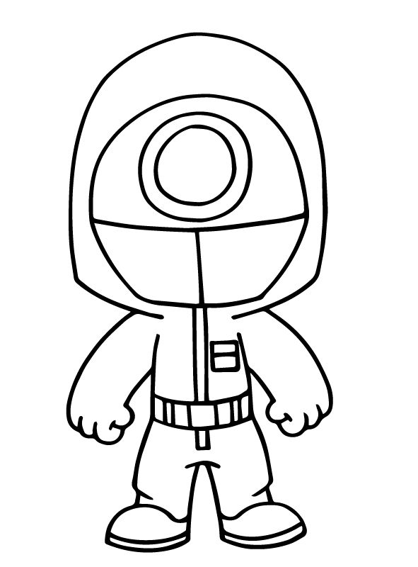 Desenho de Round 6 para imprimir