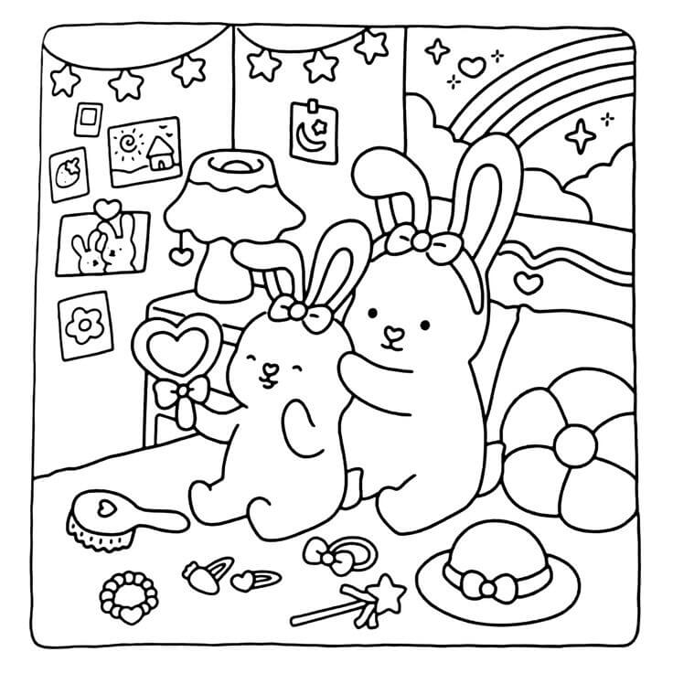 Desenho de Comfy Days para imprimir