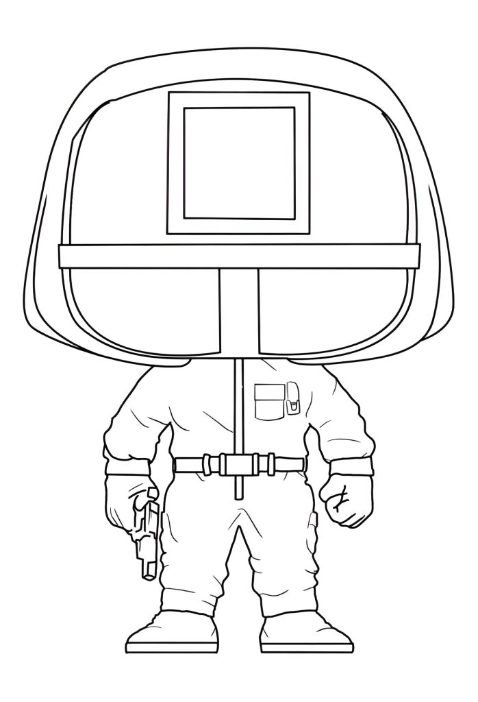 Desenho de Round 6 para imprimir