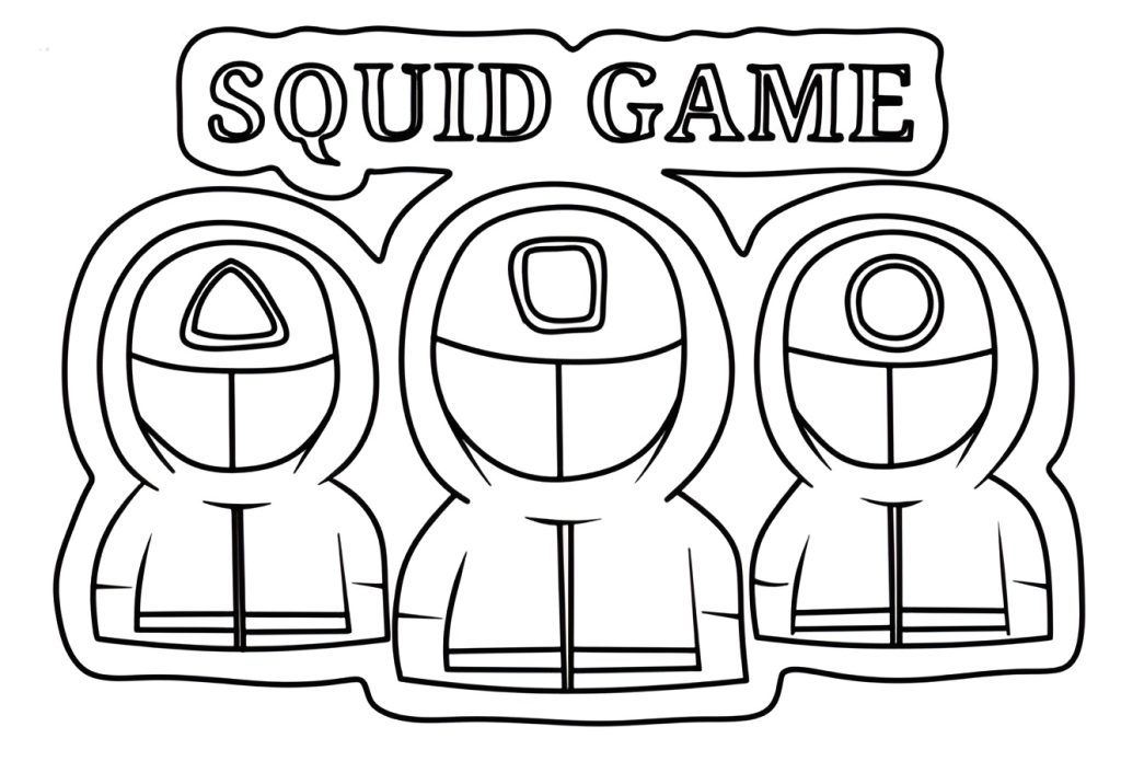 Desenho de Round 6 para imprimir