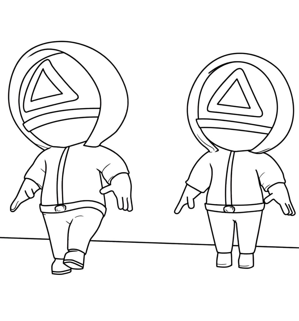 Desenho de Round 6 para imprimir