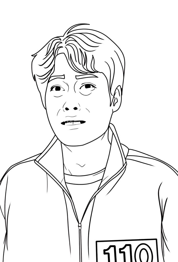 Desenho de Round 6 para imprimir