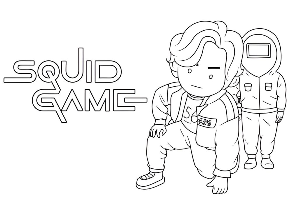 Desenho de Round 6 para imprimir