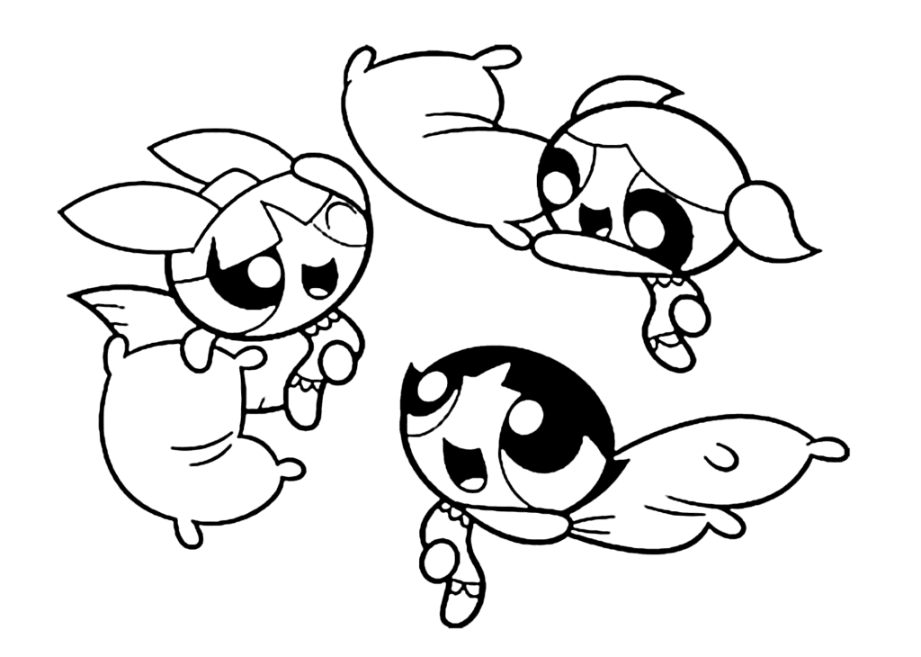 Desenho de As Meninas Superpoderosas para imprimir