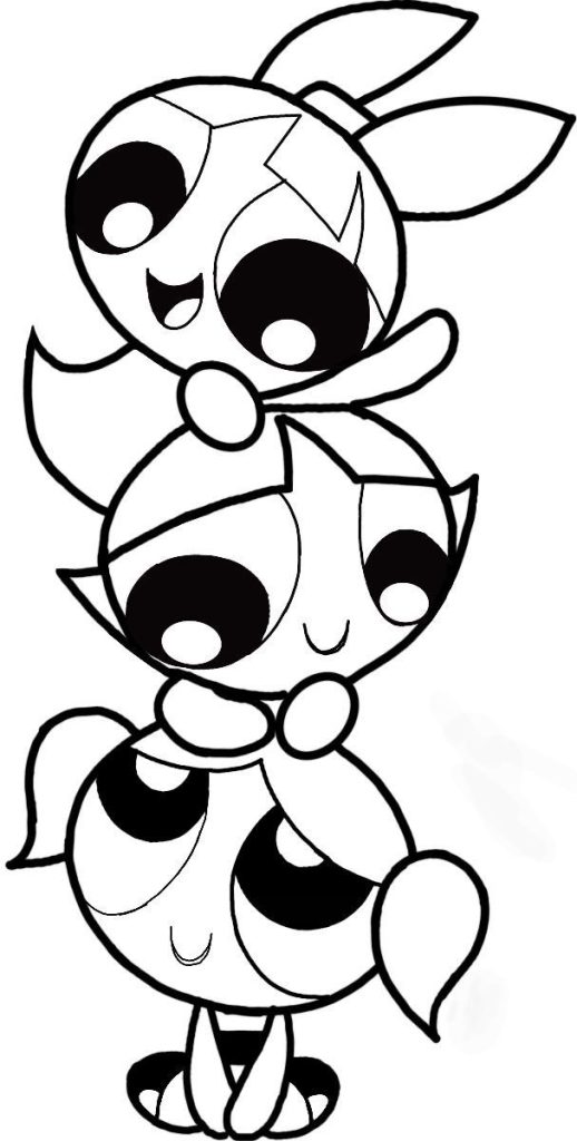 Desenho de As Meninas Superpoderosas para imprimir