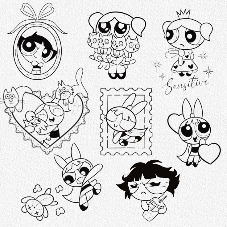 Desenho de As Meninas Superpoderosas para imprimir