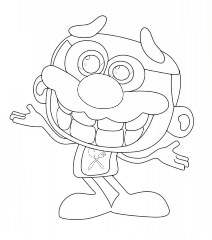 Desenho de José Comilão para imprimir
