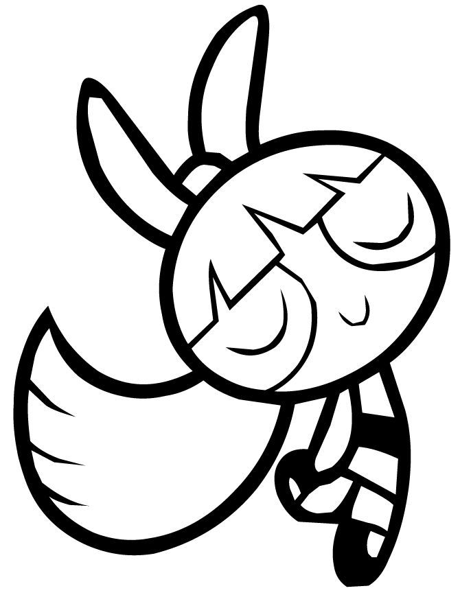 Desenho de Florzinha (As Meninas Superpoderosas) para imprimir