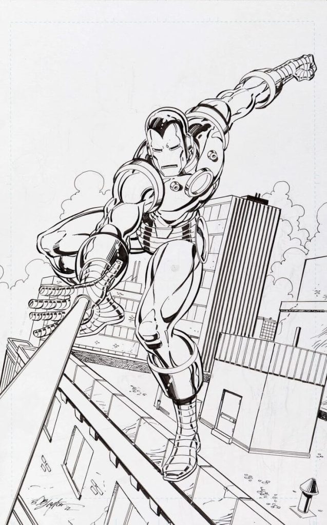 Desenho de Homem de Ferro (Iron Man) para imprimir